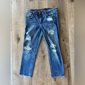 Joe's Distressed Straight Leg Jeans